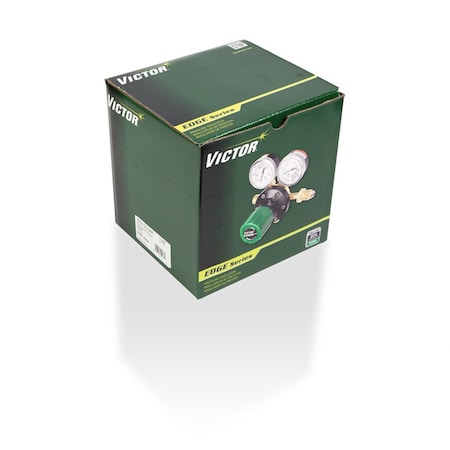 Victor Model EST4-125-024R Heavy Duty Oxygen Two Stage Pipeline/Station Regulator, CGA-024 0781-5206